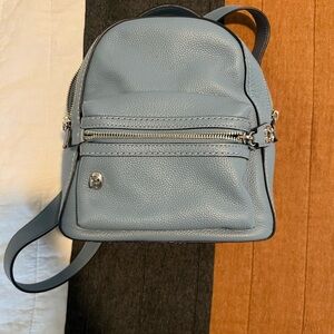✨Perfect for Summer✨Coach Campus Backpack Silver/Mist
